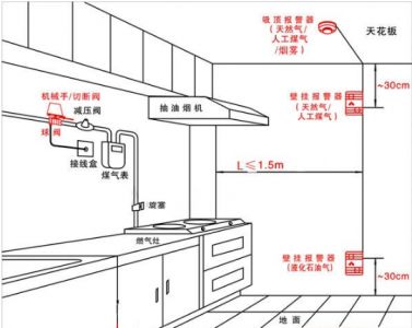 燃?xì)鈭缶靼惭b示意圖